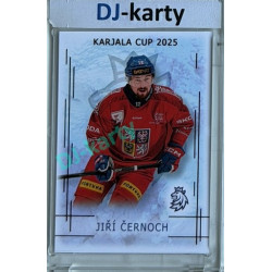 2025/26 Real Cards serie 1 #KC-04 Jiří Černoch Karjala cup 2025/26 Red xx/12