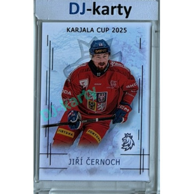 2025/26 Real Cards serie 1 #KC-04 Jiří Černoch Karjala cup 2025/26 Red xx/12