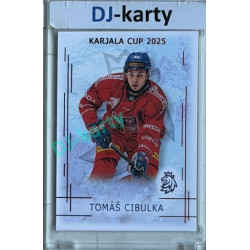2025/26 Real Cards serie 1 #KC-03 Tomáš Cibulka Karjala cup 2025/26 Red xx/12