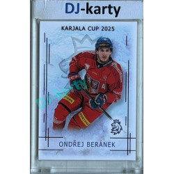 2025/26 Real Cards serie 1 #KC-02 Ondřej Beránek Karjala cup 2025/26 Red xx/12