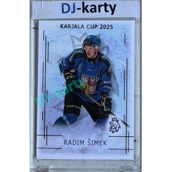 2025/26 Real Cards serie 1 #KC-24 Radim Šimek Karjala cup 2025/26 Red xx/12