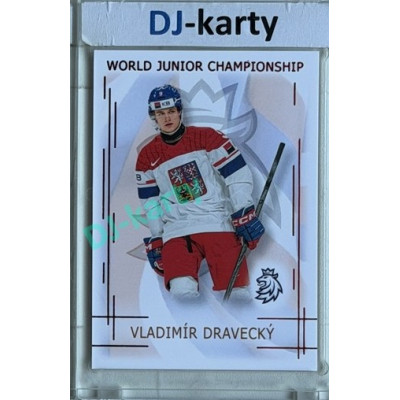 2025/26 Real Cards serie 1 #U20-05 Vladimír Dravecký World junior Championship U20 2025/26 Red xx/12