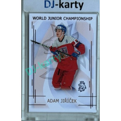 2025/26 Real Cards serie 1 #U20-10 Adam Jiříček World junior Championship U20 2025/26 Red xx/12