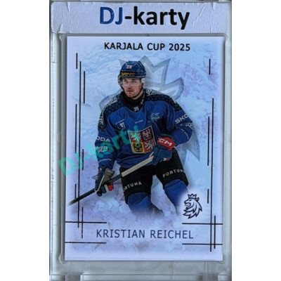 2025/26 Real Cards serie 1 #KC-20 Kristian Reichel Karjala cup 2025/26 Red xx/12