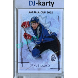 2025/26 Real Cards serie 1 #KC-18 Jakub Lauko Karjala cup 2025/26 Red xx/12