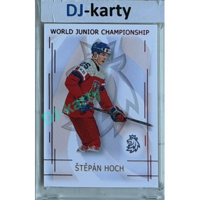 2025/26 Real Cards serie 1 #U20-08 Štěpán Hoch World junior Championship U20 2025/26 Red xx/12