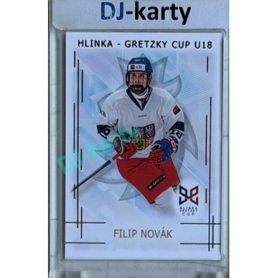 2025/26 Real Cards serie 1 #HG-12 Filip Novák Hlinka-Gretzky cup U18 Red xx/12