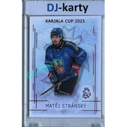 2025/26 Real Cards serie 1 #KC-22 Matěj Stránský Karjala cup 2025/26 Red xx/12