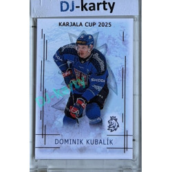 2025/26 Real Cards serie 1 #KC-14 Dominik Kubalík Karjala cup 2025/26 Red xx/12