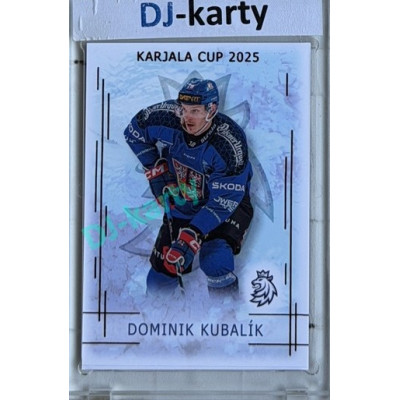 2025/26 Real Cards serie 1 #KC-14 Dominik Kubalík Karjala cup 2025/26 Red xx/12