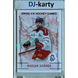 2025/26 Real Cards serie 1 #SHG-01 Marian Adámek Swiss ice hockey games 2025/26 Red xx/12