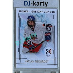 2025/26 Real Cards serie 1 #HG-11 Václav Nedorost Hlinka-Gretzky cup U18 Red xx/12