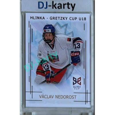 2025/26 Real Cards serie 1 #HG-11 Václav Nedorost Hlinka-Gretzky cup U18 Red xx/12