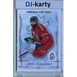 2025/26 Real Cards serie 1 #KC-25 Libor Zábranský Karjala cup 2025/26 Red xx/12