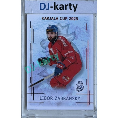 2025/26 Real Cards serie 1 #KC-25 Libor Zábranský Karjala cup 2025/26 Red xx/12