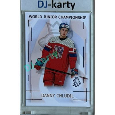 2025/26 Real Cards serie 1 #U20-09 Danny Chludil World junior Championship U20 2025/26 Red xx/12