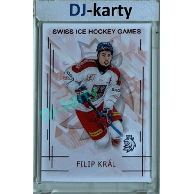 2025/26 Real Cards serie 1 #SHG-12 Filip Král Swiss ice hockey games 2025/26 Red xx/12