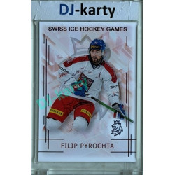 2025/26 Real Cards serie 1 #SHG-18 Filip Pyrochta Swiss ice hockey games 2025/26 Red xx/12