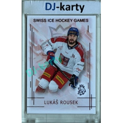 2025/26 Real Cards serie 1 #SHG-19 Lukáš Rousek Swiss ice hockey games 2025/26 Red xx/12