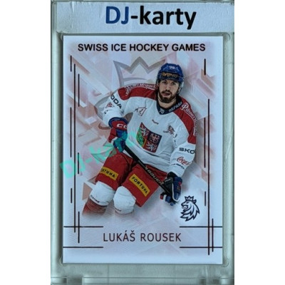 2025/26 Real Cards serie 1 #SHG-19 Lukáš Rousek Swiss ice hockey games 2025/26 Red xx/12