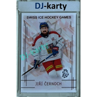 2025/26 Real Cards serie 1 #SHG-03 Jiří Černoch Swiss ice hockey games 2025/26 Red xx/12