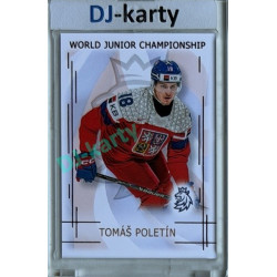2025/26 Real Cards serie 1 #U20-19 Tomáš Poletín World junior Championship U20 2025/26 Red xx/12