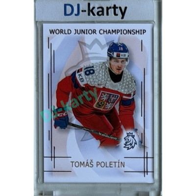 2025/26 Real Cards serie 1 #U20-19 Tomáš Poletín World junior Championship U20 2025/26 Red xx/12