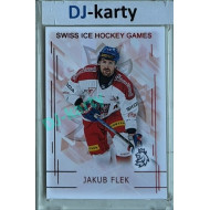 2025/26 Real Cards serie 1 #SHG-05 Jakub Flek Swiss ice hockey games 2025/26 Red xx/12
