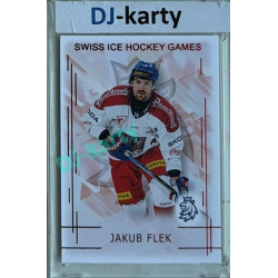 2025/26 Real Cards serie 1 #SHG-05 Jakub Flek Swiss ice hockey games 2025/26 Red xx/12