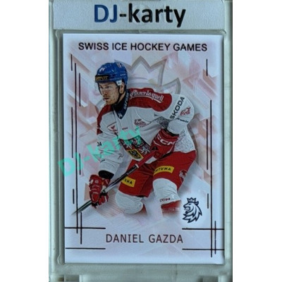 2025/26 Real Cards serie 1 #SHG-06 Daniel Gazda Swiss ice hockey games 2025/26 Red xx/12