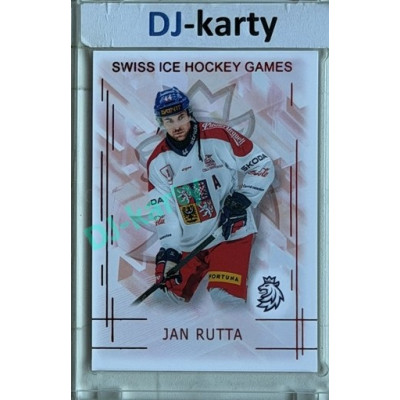 2025/26 Real Cards serie 1 #SHG-20 Jan Rutta Swiss ice hockey games 2025/26 Red xx/12