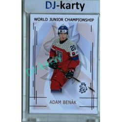2025/26 Real Cards serie 1 #U20-01 Adam Benák World junior Championship U20 2025/26 Red xx/12