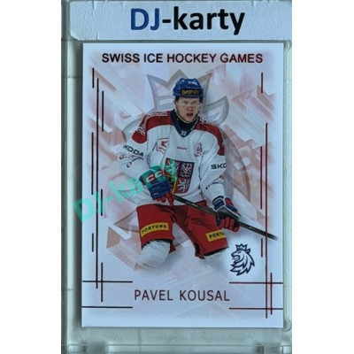 2025/26 Real Cards serie 1 #SHG-11 Kavel Kousal Swiss ice hockey games 2025/26 Red xx/12