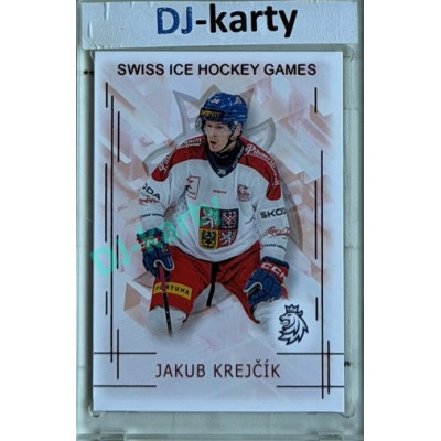 2025/26 Real Cards serie 1 #SHG-13 Jakub Krejčík Swiss ice hockey games 2025/26 Red xx/12