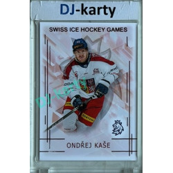 2025/26 Real Cards serie 1 #SHG-09 Ondřej Kaše Swiss ice hockey games 2025/26 Red xx/12