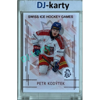 2025/26 Real Cards serie 1 #SHG-10 Petr Kodýtek Swiss ice hockey games 2025/26 Red xx/12