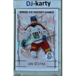 2025/26 Real Cards serie 1 #SHG-22 Jan Ščotka Swiss ice hockey games 2025/26 Red xx/12