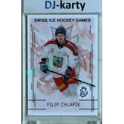 2025/26 Real Cards serie 1 #SHG-07 Filip Chlapík Swiss ice hockey games 2025/26 Red xx/12