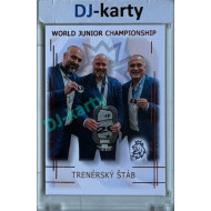 2025/26 Real Cards serie 1 #U20-24 trenérský štáb World junior Championship U20 2025/26 Red xx/12