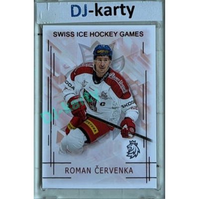 2025/26 Real Cards serie 1 #SHG-04 Roman Červenka Swiss ice hockey games 2025/26 Red xx/12