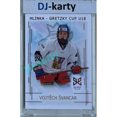 2025/26 Real Cards serie 1 #HG-20 Vojtěch Švancar Hlinka-Gretzky cup U18 Red xx/12