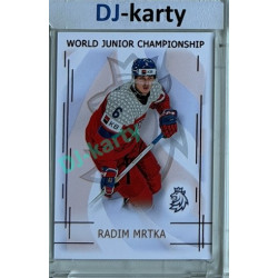 2025/26 Real Cards serie 1 #U20-15 Radim Mrtka World junior Championship U20 2025/26 Red xx/12