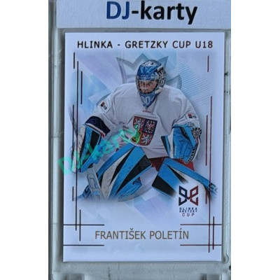 2025/26 Real Cards serie 1 #HG-13 František Poletín Hlinka-Gretzky cup U18 Red xx/12