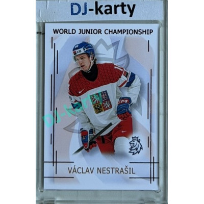 2025/26 Real Cards serie 1 #U20-16 Václav Nestrašil World junior Championship U20 2025/26 Red xx/12