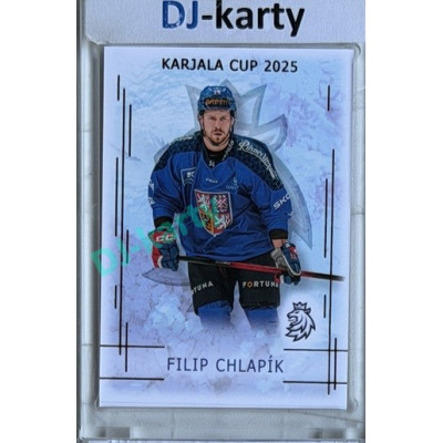 2025/26 Real Cards serie 1 #KC-08 Filip Chlapík Karjala cup 2025/26 Red xx/12