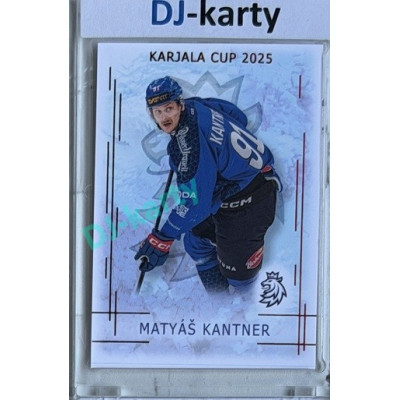 2025/26 Real Cards serie 1 #KC-09 Matyáš Kantner Karjala cup 2025/26 Red xx/12