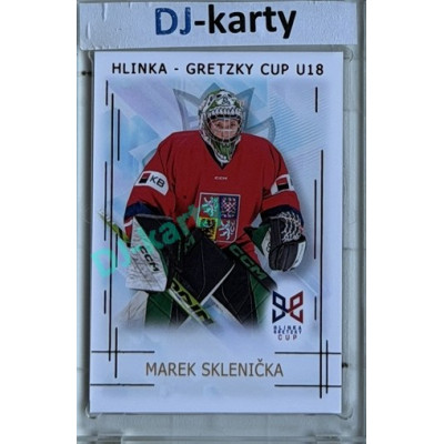 2025/26 Real Cards serie 1 #HG-19 Marek Sklenička Hlinka-Gretzky cup U18 Red xx/12