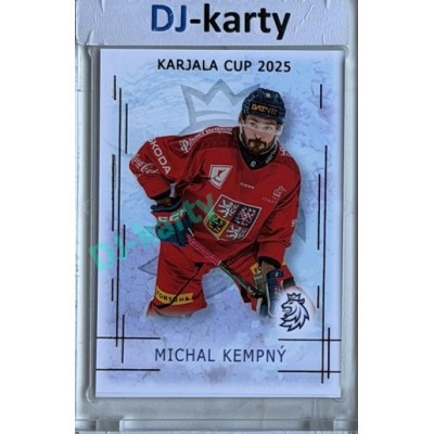 2025/26 Real Cards serie 1 #KC-10 Michal Kempný Karjala cup 2025/26 Red xx/12