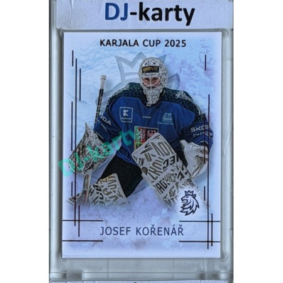 2025/26 Real Cards serie 1 #KC-11 Josef Kořenář Karjala cup 2025/26 Red xx/12