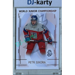2025/26 Real Cards serie 1 #U20-21 Petr Sikora World junior Championship U20 2025/26 Red xx/12